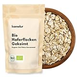 Kamelur 1kg BIO Haferflocken gekeimt, gekeimte Haferflocken BIO, ohne Zusätze