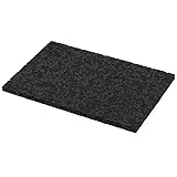 Terrassenpads 90 x 60 x 3mm (100 Stk.) - Terrassen Pads aus Gummi - Unterlegpads...