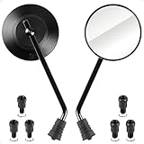 Evermotor Universal Motorrad Rückspiegel Spiegel Set M10 M8 Rechtsgewinde und...
