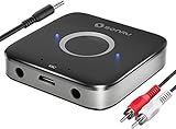 Aux Adapter Auto Stereoanlage, SONRU Bluetooth Empfänger Receiver 5.0, 3.5 mm...