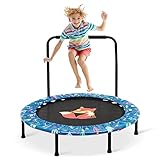 HOMCENT Kindertrampolin Kinder, 96 cm Mini Trampolin für Kinder Indoor Outdoor...