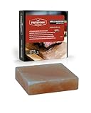 FRITZTOWN Deluxe Grill Salzstein - 20x20x5 cm - Extra Stark - Feiner Geschmack...