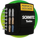 SCHMITZ.Tools Geschenke für Männer - Magnetarmband Handwerker Gadget mit 15...