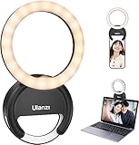 Ringlicht Handy ULANZI 4' Selfie Licht Handy, 3 Farbtemperaturen 3000K-7000K,...