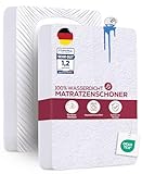 Utopia Bedding Matratzenschoner 140 x 200 x 30 cm Wasserdicht, Oeko-TEX...