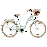 Goetze Style 26 Zoll Damen Citybike, 17 Zoll Tiefeinsteiger Rahmen, 1-Gang...