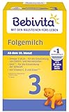 Bebivita Milchnahrung 3 Folgemilch, 4er Pack (4 x 500g)