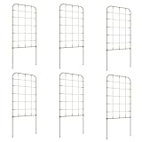 Outsunny 6er-Set Rankhilfe, Pflanzenhalter, Rankgitter, Gartenpflanze...