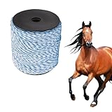 BlyeMichdi 500m Weidezaunlitze, Weidezaun Elektrozaun Litze Weidezaunseil, Litze...