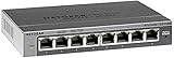 Netgear GS108E Managed Switch 8 Port Gigabit Ethernet LAN Switch Plus (Netzwerk...