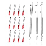 PBUSPU 3 Stück Wolframcarbid Stift, Anreißnadel Hartmetall mit Magnet,12...