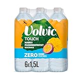 Volvic Touch Zero Mango-Passionsfrucht-Geschmack – Natürliches Mineralwasser...