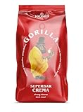 Joerges Gorilla Super Bar Crema Kaffeebohnen 1 kg Vollmundiger Geschmack,...