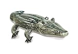 Intex 57551NP - Aufblasbares Reittier Alligator, Vinyl, Grün, 170x86 cm