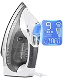 Dampfbügeleisen 2400 Watt，BEAUTURAL Keramik-Bügelsohle Bügeleisen 340ML...