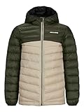 JACK&JONES Jungen JCONEW Pocket Puffer JNR Steppjacke, Fields of...