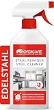 Nordicare Edelstahlreiniger [500ml] Edelstahlpflege Spray für effektive...