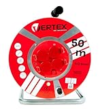 Vertex PB50METAL Extension Cable 50 m 3x2 5 mm 3000 W IP44 Black