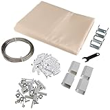Floracord 04-77-03-18P Universal Sonnensegel und Bausatz 270 x 140 cm inklusive...