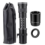 JINTU 420-1600mm f/8.3 HD-Tele Zoom Teleobjektiv für Nikon Digitale SLR Kameras...