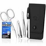 marQus Maniküre Set 4 teilig praktisch und kompakt- mit Feile aus Solingen, das...