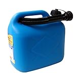 Cartrend Kraftstoffkanister, PVC, UN-Zulassung, Blau, 5 Liter