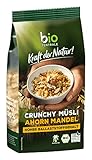 biozentrale Müsli Crunchy Ahorn-Mandel | 375 g knuspriges Bio Müsli | Ideal...