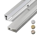 HORI® Bodenprofil Übergangsprofil I Aluminium-Bodenleiste in Silber, Champagne...