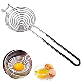 Eigelbtrenner,Eiertrenner Edelstahl Egg White Separator Mit Griffen...