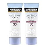 2x Neutrogena Ultra Sheer Sunblock SPF 30 (Sonnenschutz Lotion, wasserfest) aus...