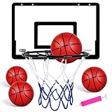 OSDUE Mini Basketballkorb Set, Basketballkorb Indoor für Kinder, Basketball...