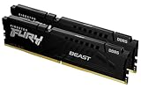 Kingston Fury Beast Schwarz DDR5 32GB (2x16GB) 6000MT/s CL36 DIMM Desktop Gaming...