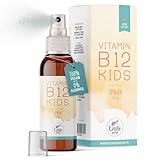 Little Wow® - Daily Vegan Vitamin B12 Spray | Speziell für Kinder I Für 195...