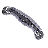 Merauno® Lammwolle Western Mondgurt Sattelgurt, aus Qualitäts Merino...