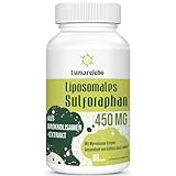 Liposomales Sulforaphan 450mg, Brokkoli Weichkapseln aus Brokkolisamen-Extrakt,...