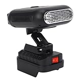 Oreilet Batteriewertiger Heizung, Tragbarer Raumheizung mit 2 Temperaturen für...