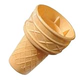 Bazko Kanadischer Waffelbecher Mittelgroß | halbsüße Eiswaffeln 7,8 cm / 5,6...