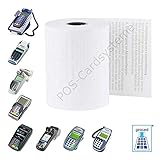 50 EC-Cash Thermorollen 57mm x 40mm für EC-Gerät Ingenico ICT 220, IWL 250,...