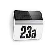 Steinel LED Solar Leuchte XSolar LH-N edelstahl, Dämmerungsschalter, 2500 mAh...