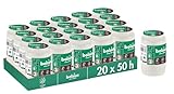 Bolsius Grablicht - Weiß - 20 Stk. - Länge Brenndauer 2 Tage - Trauerkerze &...