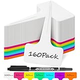 Gucass 160 Stück Pflanzenschilder aus Premium Kunststoff - 100 X Weiß + 60 X...