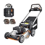 WORX WG761E Nitro Profi Akku Rasenmäher 80V (4x20V) - Kraftvoller Bürstenloser...