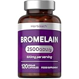 Bromelain Kapseln 500mg (5000 F.I.P) | 2500 GDU/g | 120 Vegane...