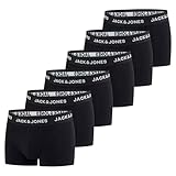 JACK & JONES Boxershorts Herren 6er Pack Basic Trunks Boxer Stretch Unterhosen...