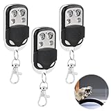 TNOMSNO Fernbedienung für automatisches Tor, 3 Frequenzen 433,92 Mhz,...