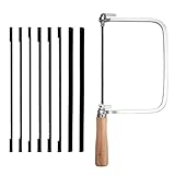 LaubsäGe Set 8 Sägeblätter DekupiersäGeblatt Bogensäge Handsäge Holz...