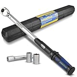 Goodyear Premium Drehmomentschlüssel, Einstellbar von 42 bis 210 Nm, Antrieb...