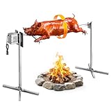 VEVOR Spanferkelgrill Lammgrill Spießbratengrill 1321 mm Rotisserie-Grill AC...