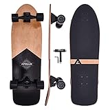 Apollo Surfskate pro Board | midi Longboard für Erwachsende, Kinder mit...