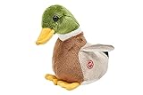 Uni-Toys - Ente mit Stimme - 16 cm (Länge) - Plüsch-Vogel - Plüschtier,...